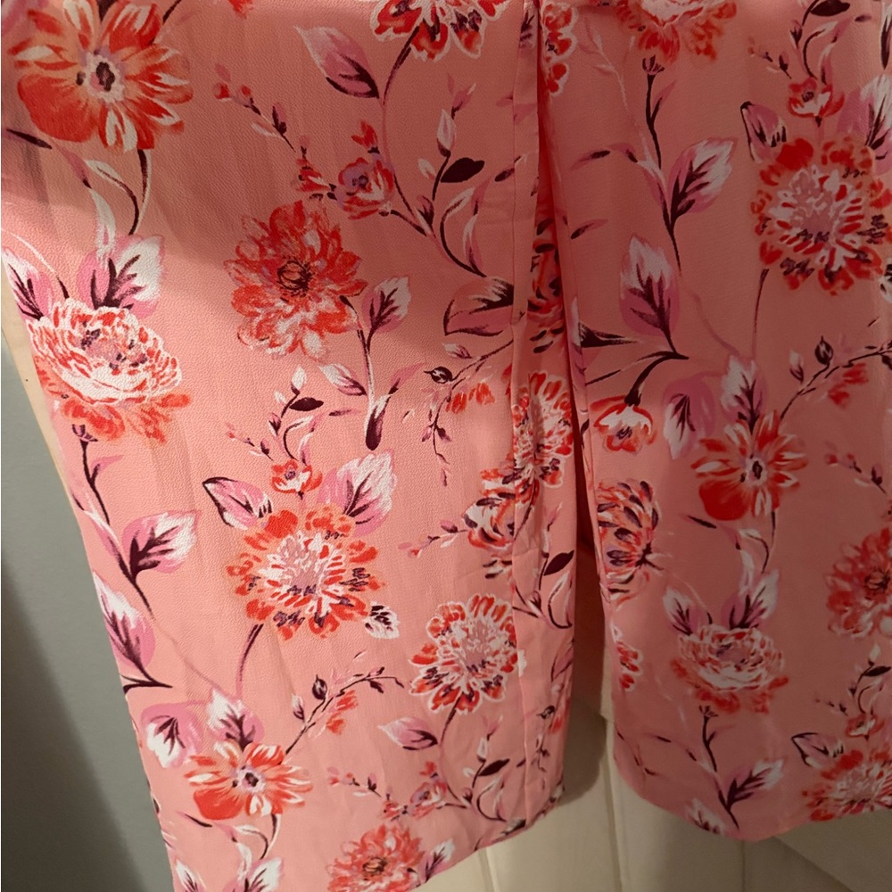 One Clothing Pink Floral Jumpsuit Size Large - Picture 2 of 4